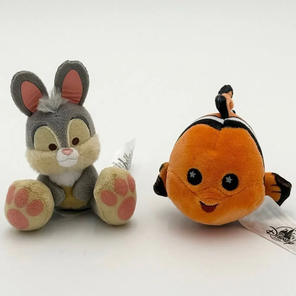 Disney Parks Itty Bitty Plush Collection Toys - Nemo Finding Nemo / Thumper Bamb